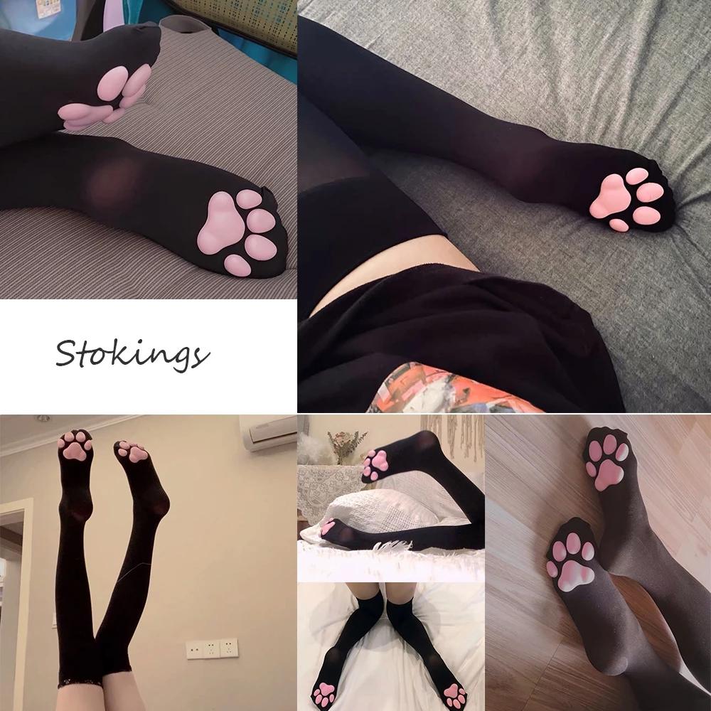 Cat Claw Socks Female Girl Kawaii 3d Cat Claw Toe Cute Gift Cosplay