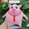 Pink Pig Deformable Stress Relief Toy - Creative Gu-like Venting Artifact for Office Relaxation