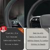 Car Steering Wheel Cover For BMW M Sport G30 G31 G32 G20 G21 G14 G15 G16 X3 G01 Suede Leather Car Accessories Steering Wrap