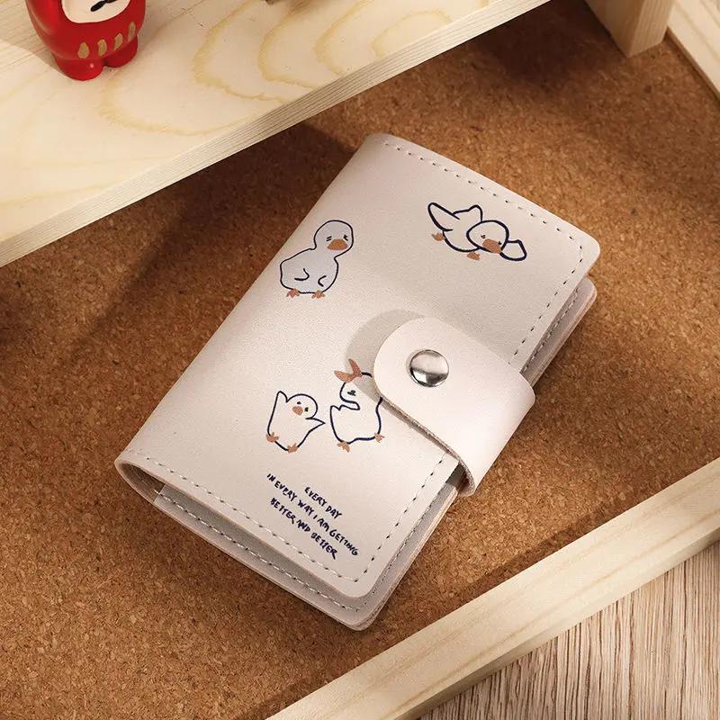 ID Cards Holders Anti Thief Cartoon Cat Bank Credit Bus Cards Cover Business Card Holder Coin Pouch Wallets Bag Organizer Purse