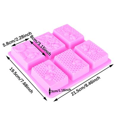 1Pc Honig Biene Silikon Seife Form Diy Handgemachte Handwerk 3D Seife Form