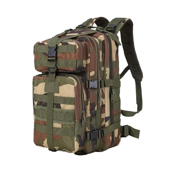 Rucksack mit mehreren Taschen und verstellbaren Trägern für Trekking