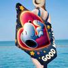 Snoo-dog Dreams On The Moon Beach Towel, Super Soft Microfiber, Gift for Her/Him, Birthday, for Pool, Beach, Travel, Home Decor Fan gifts