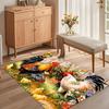 Farm Rooster Hen Area Rug Non Slip Washable Mat for Bedroom Kitchen Rustic Home Decor Aesthetic Country Farmhouse