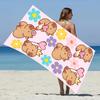 1pc Lovely Floral Beach Towel, Multi-Purpose for Outdoor Beach Camping Travel Hiking Concert Holiday