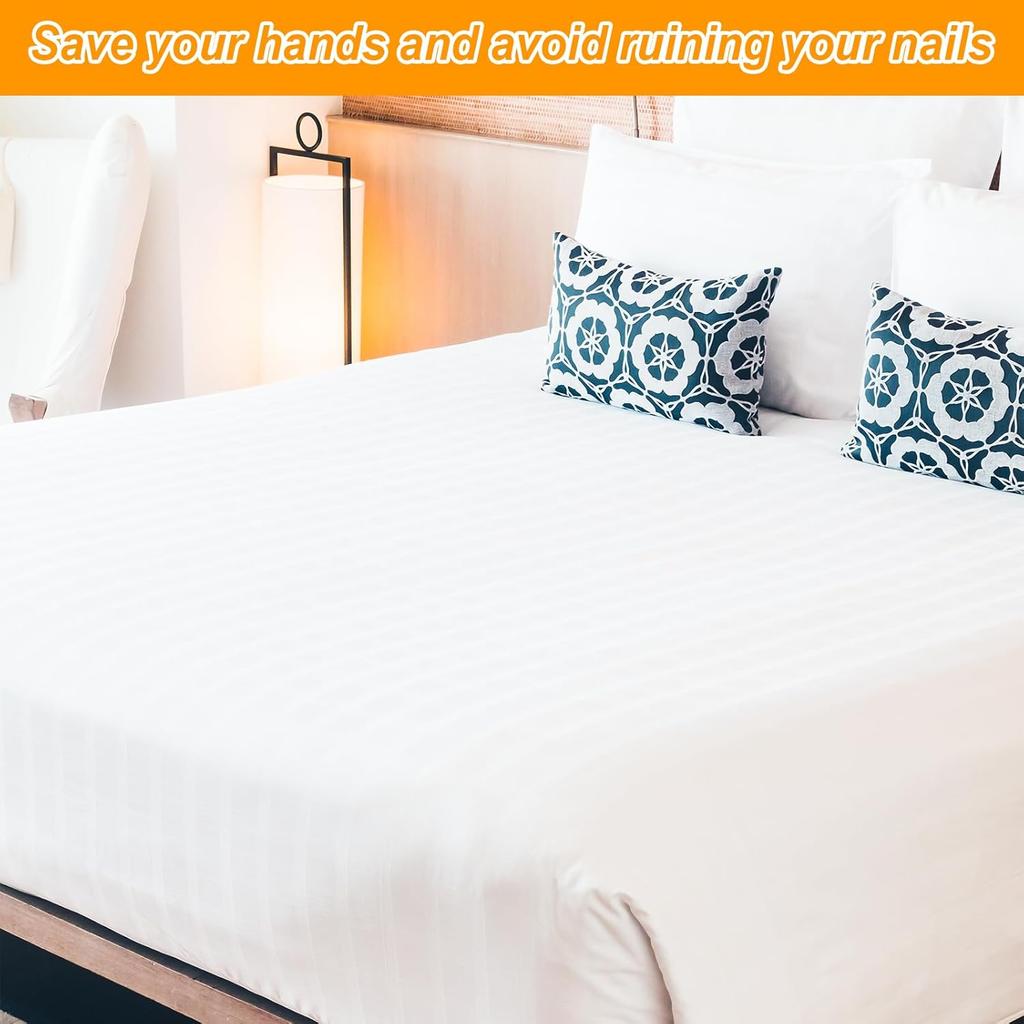 Bed Sheet Tucker Tool, 10.6 in Mattress Lifter Tool, Long Handle Sheet Tucker, Arthritis-Friendly Easy Mattress Lifter Bed Sheets Wedge to Help
