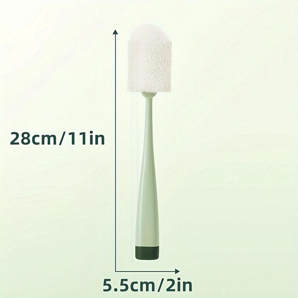 1pc Long Handled Bottle Brush - 360° No Dead Cleaning Tool for Stubborn Stains, Multi-Functional Plastic Brush for All Bottles 1-27pcs
