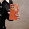 Original Leather Camera Protect Phone Case For Samsung S26 S25 S24 FE Ultra Plus For Magsafe Magnetic Charging Shockproof Cover