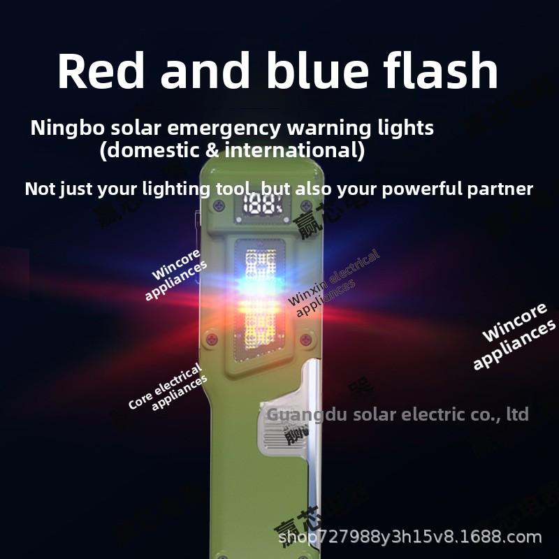 Multifunctional Tactical Flashlight Super Bright with Digital Power Display Portable Hand Torch, Waterproof Outdoor Work Light