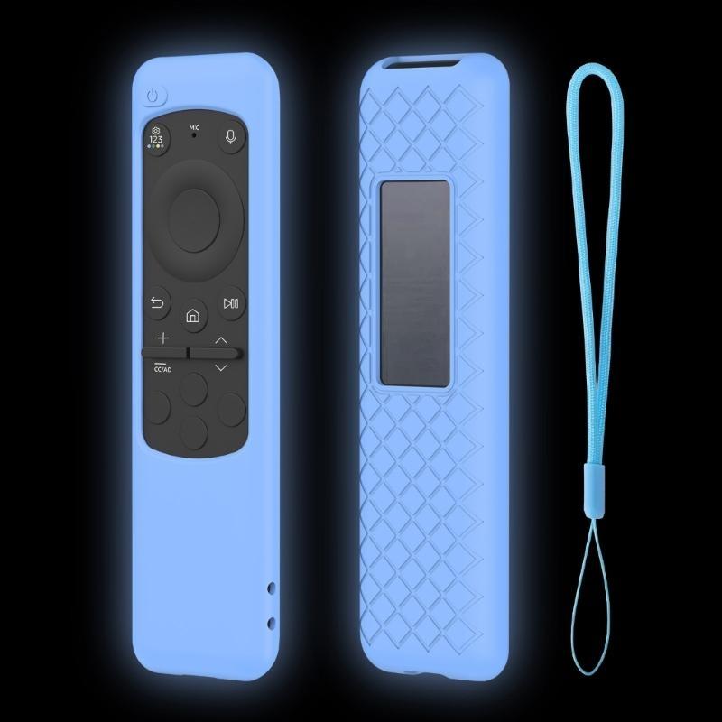 Silikonhülle für Samsung BN59-01432A Smart TV Fernbedienung Schutzhülle Anti-Verlust mit Lanyard