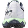 Tennis Shoes Wave Enforce Tour 2 AC All Court Club Activities Lightweight Game Court Soft White X Mint X Blue Cm 2E [Mizuno] 24.0