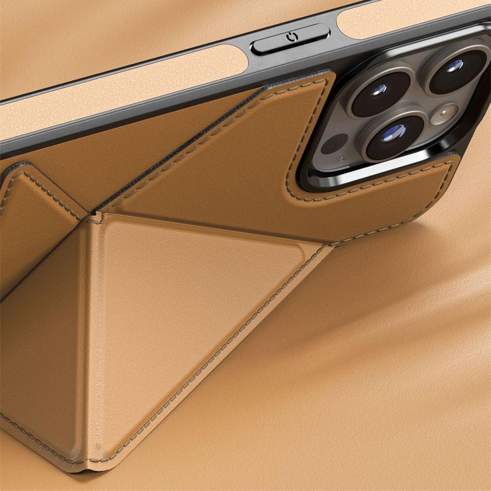 Foldable Kickstand Wallet Card Bag Holder Leather Case for 17 Air 16 15 14 13 12 Pro Max Plus 17Air 17Pro i17 Phone Cover