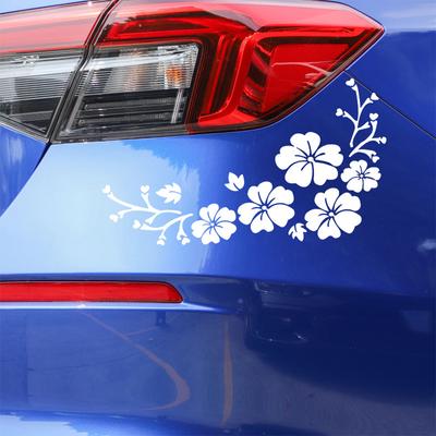 Easy To Install Flower Stickers Removable And Fashionable Durable PET Pack Of Flower Stickers Reflective Laser