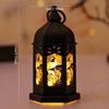 Halloween Portable Pumpkin Wind Lamp New Ghost Festival Easter Candle Lamp Festive Atmosphere Decoration Props