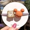 Korean Elegant Hair Rope Bracelet Scrunchie Women Elastic Hair Rubber Bands Accessories For Girls Tie Hair Ring Headdress Holder