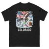Colorado Ski Or Die Eagle USA America Skiing Skier T-Shirt Shirt
