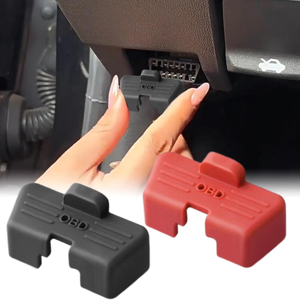 Car Silicone OBD Port Dust Cover Waterproof Diagnostic Connector Protector Daily Driving Adventure Vehicle Wash Protection