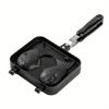 1pc Taiyaki Mold Fish Shaped Waffle Roasting Pan Handmade Biscuit Cake Mold Non-stick Small Fish Skillet