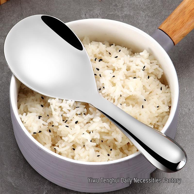 High-Value Stainless Steel Non-Stick Large Rice Serving Spoon