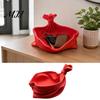 3D-gedruckte PLA-Schale, Falttaschenförmige Süßigkeitenschale, Weihnachts-Schreibtisch-Snackhalter, Heimdekoration für Eingangstisch, Dekorative Aufbewahrung für Schlüssel,
