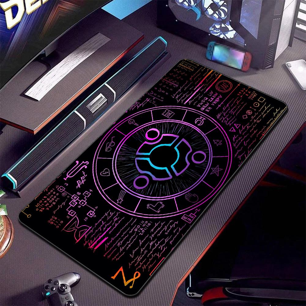 XXL Padding Desk Protector Long Mousepad Bill Cipher Anime Mouse Pad Gravity Fall Mouse Pads Company Table Pads Carpet Desk Mat