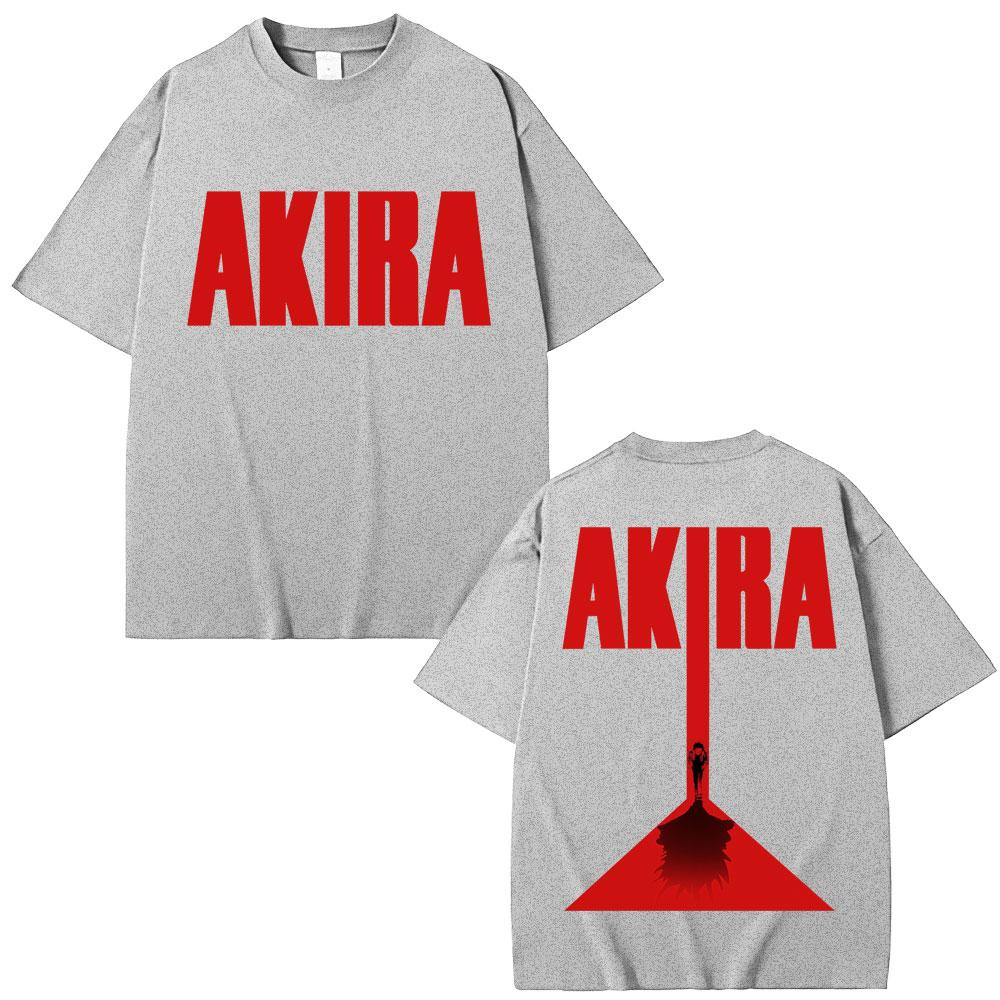 Japanese Anime Akira Vintage T-shirt 90s Science Fiction Movie Shotaro Kaneda Manga T Shirt Soft Cotton Oversized Tshirts