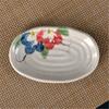 Oval Sushi Dish Japanese Ceramic Bone Plate Dinner Dishes Snack Ceramic Dinner Plates Dish Set Serving Dish Restaurant Supplies