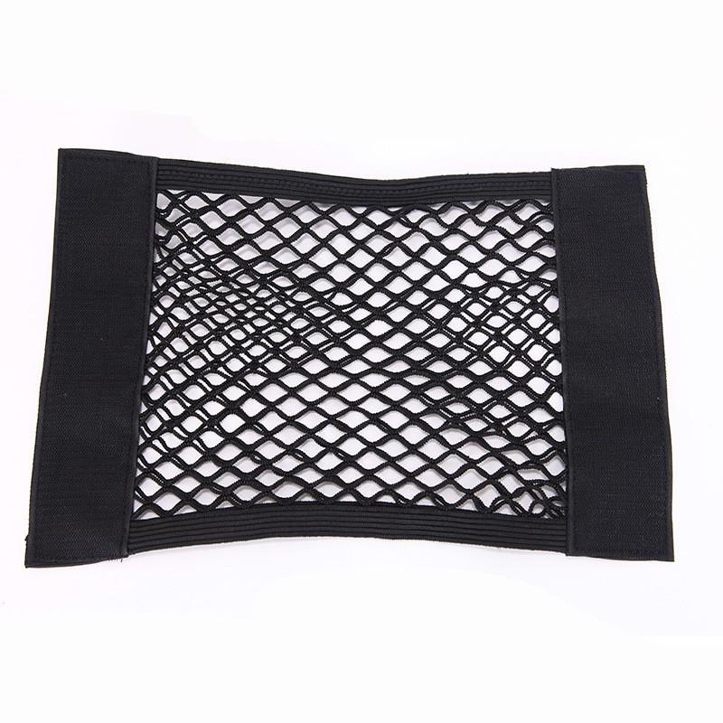 Double Layer Mesh Pocket Car Organizer with Fire Extinguisher Holder