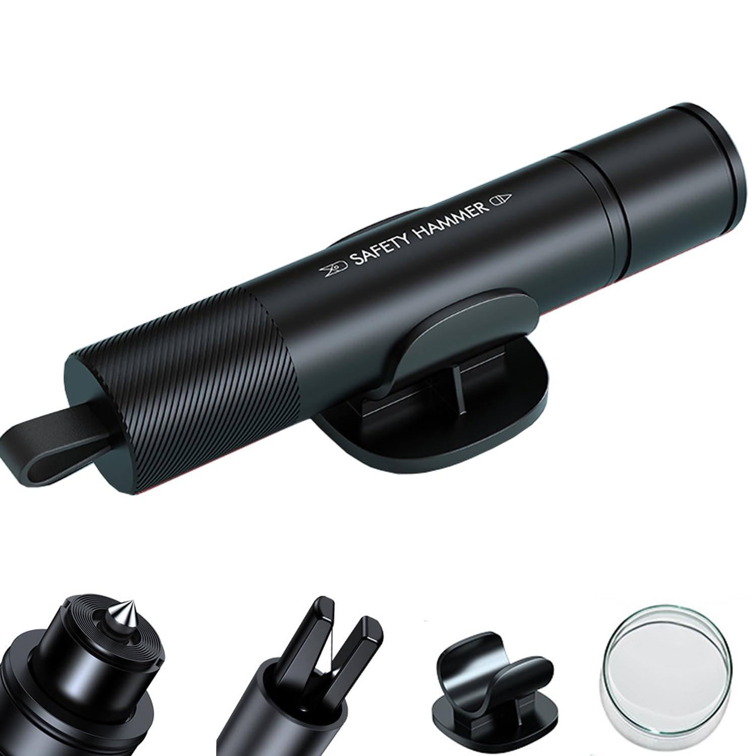 WINCLE Car Escape Hammer Car Emergency Escape Hammer Seatbelt Cutter чёрный
