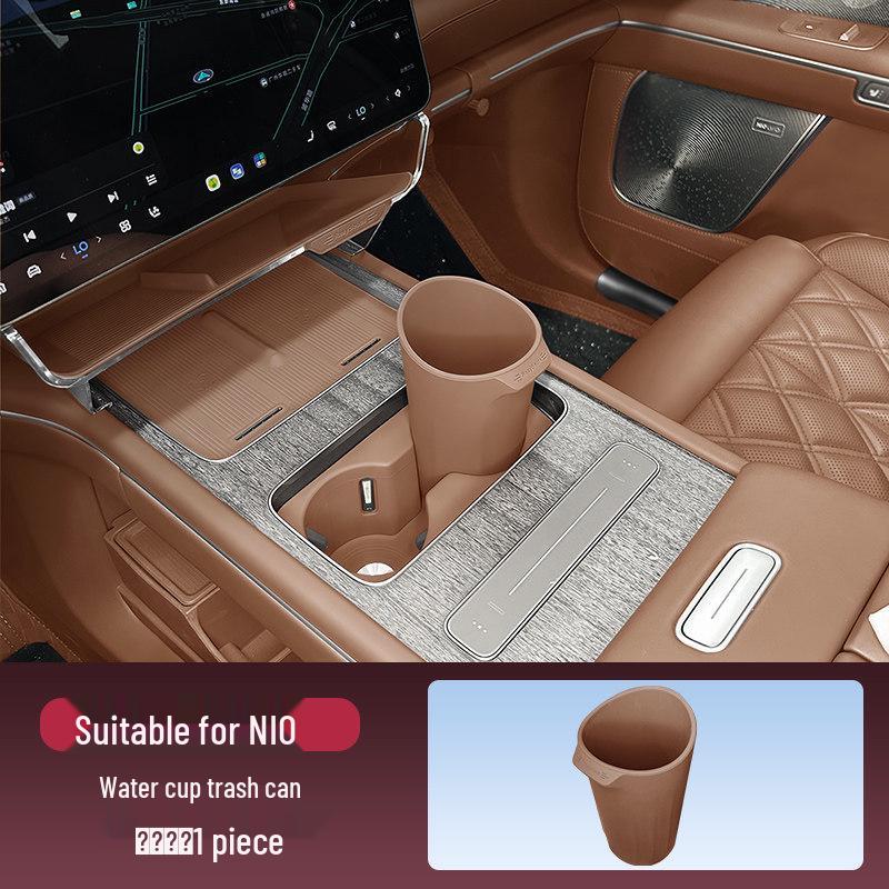 Compatible Trash Storage Bag & Cup Holder for 26 Nio ES8 & ES9 Models - Interior Accessories
