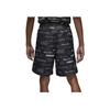 Jordan Casual Letter Print Mid-Waist Straight-Leg Shorts With Drawstring Men Bottoms Gray DX9727-045
