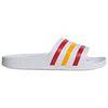 Adidas Adilette Aqua Comfortable Casual EVA Slide Sandals Unisex Footwear White Red HQ2453