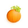Halloween Pumpkin Lantern Hanging Orange Pumpkin Paper Round Lantern for Harvest Fall
