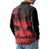 Men's Long Sleeve Button Down Shirt Halloween Print Casual Fit Shirt for Party