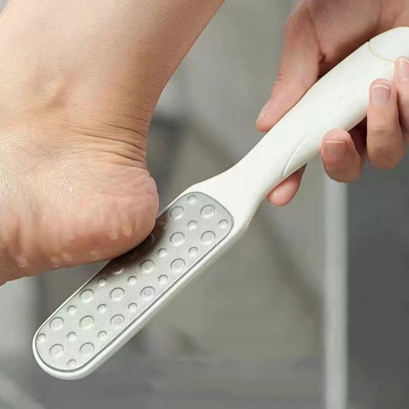 1/2PCS Stainless Steel Double-Sided Foot File Remove Calluses Exfoliation Dead Skin Feet Household Bathroom Foot Care Supplies
