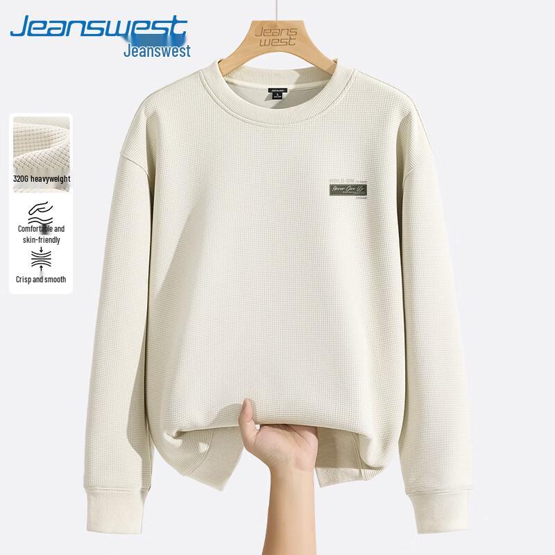 

Jeanswest Men s Waffle-Knit Crewneck Sweatshirt 3XL