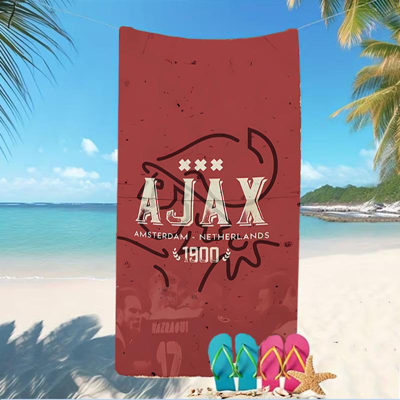 Beach Towel with AFC Ajax Pattern - soft,absorbent,machine washable Lightweight&Modern,swimming,Travel Essentials