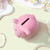 Pink Ceramic Piggy Bank For Girls Cute Saving Pot Money Coin Bank Decorative Savings Rubber Stopper Nursery