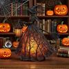 Halloween Witch Lamp Decor, Table Lamp for Spooky Atmosphere, Witch Theme Desk Light, Holiday Decoration