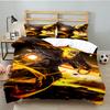 Rider On Fire 3PCS Bedding set,Ideal for 1pc Duvet Cover And 2pcs Pillowcases Perfect for Fan gift,Ideal for Bedroom, Dormitory