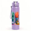 1PC Basketball Boot Sport Art 750ml Color Plastic Sports Water Bottle Leakproof Flip Straw Lid Suitable for Sports Office Home Use