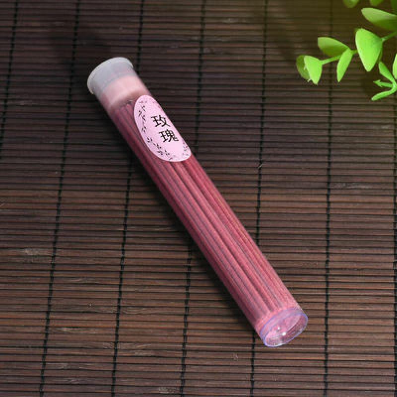 Tube Of 60X Floral Scent Incense Candles Fragrance Sticks Home Air Freshener
