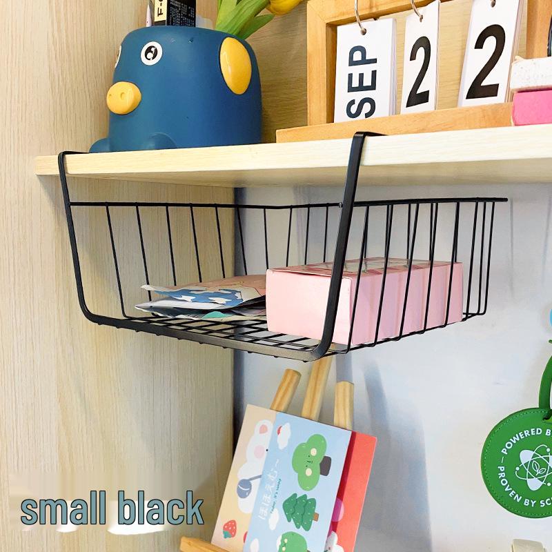 Under-Shelf Hanging Basket for Dorms, Home, Kitchen, and Wardrobe Storage
