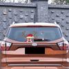 Christmas Creative Car Stickers Funny Santa Claus Vehicle Decals Auto Window Santa Claus Decorations Vehicle Supplies