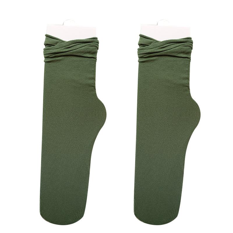 5 Pairs of Women's Summer Thin Breathable Academy Wind Tube Pile Socks