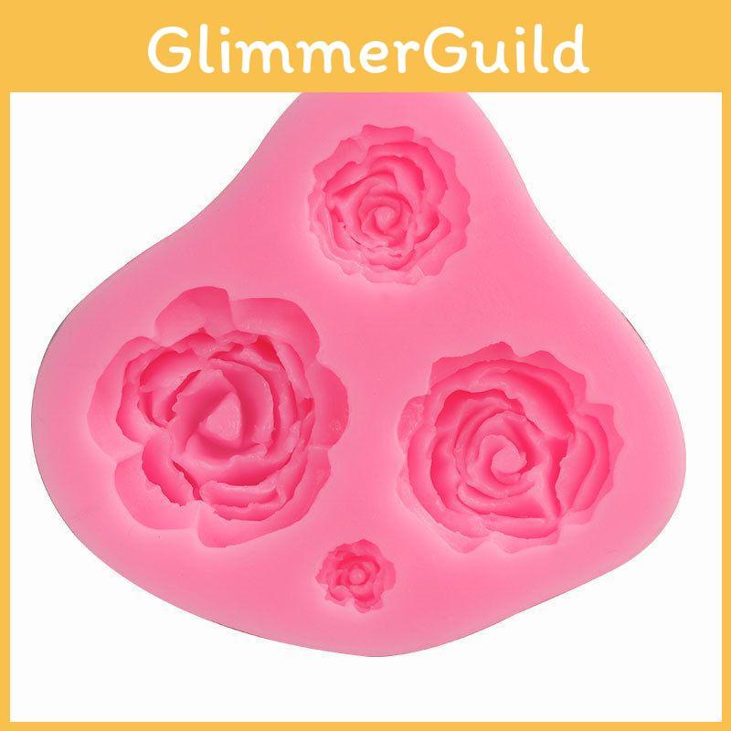 Leicht zu reinigende und zu verwendende Silikon-Zuckerdekorations-Fondantform für die professionelle Kuchenverzierung
