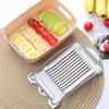Lunch Meat Slicer Luncheon Meat Slicer Multifunctional Stainless Steel Ham, Fruit, Vegetable, Egg, Cheese Slicer Kitchen Gadget