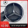 Car Sticker Grill Badge Grid Style Front Emblem for Mercedes Benz AMG A B C E CLA CLS SLK GL Metris GLK GLA G R V VITO GLE GLC G