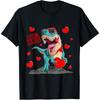 I Steal Hearts - Boys Girls Toddler Dino Dinosaur Valentines Day T Shirt