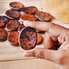 Mahogany Obsidian Jasper Thumb Worry Stone for Anxiety & Stress Relief | Grounding Protection Crystal Palm Stones for Meditation, Yoga, Reiki & F